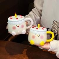 ราคา ของขวัญวันเกิดถ้วยเซรามิกเค้กมูลค่าสูงถ้วยน้ําของขวัญสําหรับแฟนของขวัญสร้างสรรค์ครัวเรือนแก้วน่ารัก (43023189671)