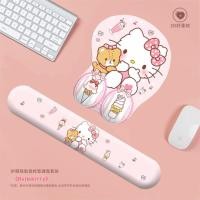 ราคา Hello Kitty Hello Kitty Hello Kitty แผ่นรองเมาส์ซิลิโคนข้อมือหน่วยความจําโฟมคีย์บอร์ดส่วนที่เหลือสาวหัวใจน่ารัก ins (56500130814)