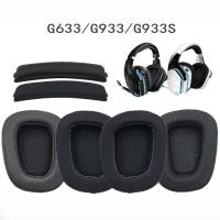 ราคา เปลี่ยนแผ่นรองหูฟังเบาะชุดคาดศีรษะสําหรับ Logitech G633 G933 G635 G633S G933S ชุดหูฟังสําหรับเล่นเกมแผ่นรองหูฟังโฟมหมอน (29303869652)