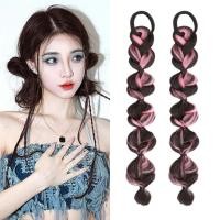 ราคา แฮร์พีชผมเปีย สีผมธรรมชาติ สีไฮไลท์ ผมปลอมแบบมัด ผมตรง/ลอน เพิ่มผมหนา ใช้งานง่าย น้ำหนักเบา พร้อมส่ง (42166744790)