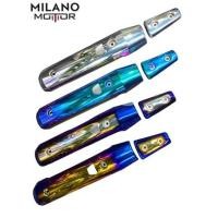 ราคา กันร้อนท่อ กันร้อนNouvoMX ข้างท่อนูโวmx *ราคาต่อ 1 ชุด (1 ชุด บรรจุ 2ชิ้น) กันท่อไอเสีย (23847596307)