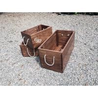 ราคา Kodangmai / โกดังไม้ / ลังไม้ กล่องไม้สนอเนกประสงค์ มีหูหิ้ว ทาเคลือบย้อมสีโอ๊ค (12002597572)