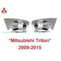 ราคา ครอบสปอตไลท์ MITSUBISHI TRITON MN L200 2009 - 2015 มิตซูบิชิ ไทรทัน SPOT LIGHT สีชุบ ครอบไฟตัดหมอก ครอบ สปอร์ตไลท์ (26679752541)