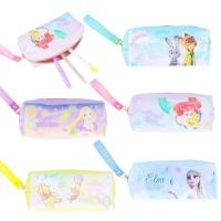 ราคา กล่องดินสอ Made in Japan น่ารัก ถุงใส่ของ Frozen Ariel Zootopia ลายสองด้าน พาสเทล (42260499363)