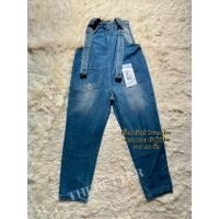 ราคา เอี๊ยมยีนส์ Oversize ทรงบอย (40810664407)