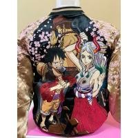 ราคา เสื้อ sukajan jacket เสื้อปักลายญี่ปุ่น เสื้อซูกะจัน สุกะจัน one piece วันพีช (44357021800)
