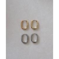 ราคา A.piece ต่างหูห่วง [silver 925 post] Square hoop (6855711277)