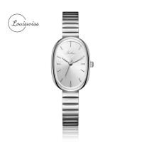 ราคา หลุยส์วิส นาฬิกาผู้หญิงขนาดเล็กสไตล์เกาหลีสีเงินสีทองวงรี (27405456680)