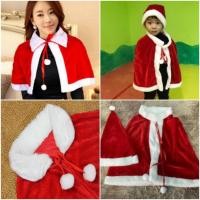 ราคา ผ้าคลุมไหล่ แถมหมวก คริสมาส สำหรับเด็ก / ผู้ใหญ่ (9202271545)