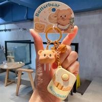 ราคา สินค้าใหม่พร้อมสต็อกสร้างสรรค์น่ารักเนยแท้หมีเสียงสนุกของเล่นพวงกุญแจหญิงการ์ตูนบีบอัดหยิกเพลงจี้ขนาดเล็ก20251022 (43675454052)