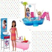 ราคา สระว่ายน้ำ ห้องอาบน้ำบา​ร์บี้​ Barbie pool &​ Bathroom (1666319518)