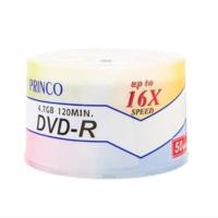 ราคา PRINCO DVD-R 4.7GB 120MIN Up to 16X Speed 50Pcs 1 หลอด = 50 แผ่น (1143401108)