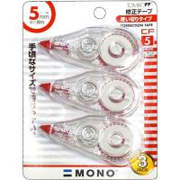 ราคา เทปลบคำผิด 5 มม.x8 ม. (3ด้าม) (CT-CF5) ทอมโบว CT-CF (18507518090)