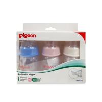 ราคา Pigeon พีเจ้น ขวดนม 2 oz พร้อมจุกเสมือนมารดา รุ่นมินิ S แพ๊ค3 (1906536827)