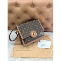 ราคา vintage Louis Vuitton Monogram Raspail Shoulder Bag Brown (26338498900)
