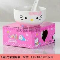 ราคา เครื่องใช้บนโต๊ะอาหาร Hello Kitty ชามและตะเกียบ Hello Kitty (5379446227)