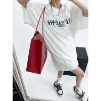 ราคา ชุดลำลองสำหรับฤดูร้อน สไตล์อุตสาหกรรม พร้อมเสื้อยืดและกางเกงขาสั้น สีขาว เซต 2 ชิ้น (40222664480)