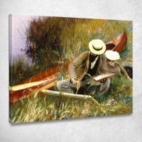 ราคา An Out Of Doors Study John Singer Sargent, jss15 ภาพพิมพ์บนผ้าใบแคนวาส (26228264648)