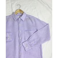 ราคา เสื้อเชิ้ต แขนยาว ผ้าLinen Uniqlo แท้มือ2 L (18520316518)