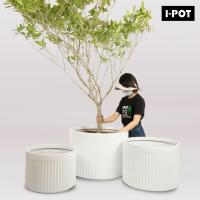 ราคา I-POT กระถางไฟเบอร์กลาส รุ่น IONIC ขนาด ก.70 ย.70 ส.50 ซม.(23.5นิ้ว) (23564807384)