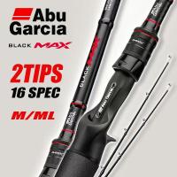 ราคา 2024 Abu Garcia Black Max Fishing Rod 2Tips M/ML Solid Carbon Spinning Rod เบ็ดตกปลาเริ่มต้นยืดหยุ่น Baitcasting Rod (44416217989)
