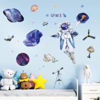 ราคา C37 -วอลเปเปอร์ลายนักอวกาศ สติ๊กเกอร์DIY สติ๊กเกอร์ติดผนัง ห้องนั่งเล่น ห้องนอน สติ๊กเกอร์ติดกระจก (18710711296)