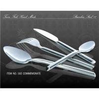 ราคา 16ชิ้น ช้อนส้อมงานแฮนด์เมด ไม่ขึ้นสนิม100% งานรับประกันปลอดสนิม มีน้ำหนัก แบรนด์Twin Fish รุ่น502 (25636122986)