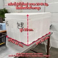 ราคา กล่องโฟมใบใหญ่ 30กิโล (แพค3กล่อง) กล่องโฟมมือสอง(12) ลังโฟม กล่องโฟมปลูกผัก (28764759237)