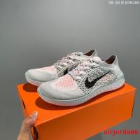 ราคา Ready Stock Nike22 Free Run 4.0 Flyknit รองเท้าวิ่งลําลองระบายอากาศ Unisex สีเทา สีชมพู ไซส์: 36-45 (45952028877)