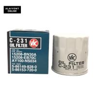 ราคา กรองเครื่อง ไส้ กรอง น้ำมันเครื่อง ไส้กรองน้ำมันเครื่อง NISSAN NAVARA D40, NP300 นิสสัน นาวาร่า (VIC C-231 / C231) (22879325269)