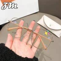 ราคา TZHY-039 แว่นสายตาสั้น แว่นตาแฟชั่นสตรี กรอบโลหะ แว่นป้องกันแสงสีฟ้า กรอบแว่นชายและหญิง (20381653476)