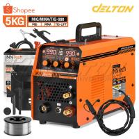 ราคา InnTech ตู้เชื่อม MIG ตู้เชื่อมไฟฟ้า 3 ระบบ ขนาด 5 กิโล รุ่น MIG/MMA/TIG-990 พร้อมระบบ FLUX CORED, MIG, TIG LIFT และ MMA (24515967085)