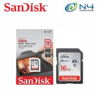 ราคา การ์ดหน่วยความจํา Sandisk Ultra SD s C10 SDHC UHS-I - 16GB/32GB/64GB 80MB/ (43815556055)