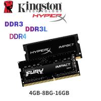 ราคา หน่วยความจําโน้ตบุ๊ค DDR3 DDR4 RAM Kingston Hyperx Fury 4GB 8GB 16GB 1600 2400 2600 3200MHz 260pin 1.2V RAM สําหรับแล็ปท็อป (42318203092)