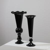 ราคา แจกันแก้วสีโบราณ สไตล์โคมไฟ ขนาดกลาง ฐานสูง (47251050978)