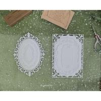 ราคา พร้อมส่งกระดาษลูกไม้ กรอบกระดาษลายฉลุ ลายนูน สําหรับตกแต่งสมุด อัลบั้ม กระดาษ การ์ด หัตถกรรม DIY Scrapbook paper (9599596938)