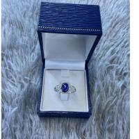 ราคา แหวนไพลิน ( แหวนพลอยแท้ ) เงินแท้ 925 ชุบทองคำขาว (40804668124)