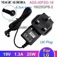 ราคา UK Plug 19V 1.3A 25W AC Adapter Charger สําหรับ LG TOUCHSCREEN MONITOR 23ET83V E1942CA IPS224V 22EA53VQ 10SM3TB FLATRON 23EN43B 24MP55HA 22EN33S 24MP52CCCC24V 24MP52 E52C (27391164579)