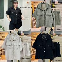 ราคา Plussize ชุดเซ็ตคนอ้วน อก44-52(หน้าผ้า54) เอว32-48(ยาว18) (24213560811)