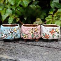 ราคา กระถางต้นไม้ดินเผา กระถางต้นไม้เซรามิค กระถางแคคตัส 2 นิ้ว กระถางเซรามิค มีรูระบายน้ำ ระบายอากาศได้ดี (28903479065)