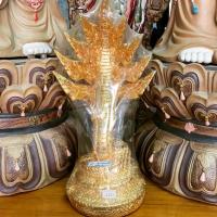 ราคา พญานาค พญานาคราชสีทอง 9 เศียร ขนาด14 นิ้ว(วัดจากเศียรกลาง) (5317930358)