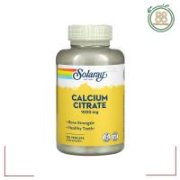 ราคา Solaray, Calcium Citrate, 1,000 mg, 120 VegCaps (250 mg per Capsule) (29886859329)