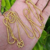 ราคา สร้อยคอทองเหลือง​แท้ 18​ นิ้ว (2403997674)