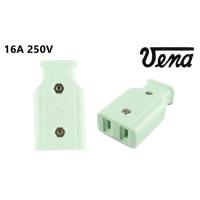 ราคา ปลั๊กเสียบ ตัวเมีย ขาแบน วีน่า VENA PK1021 เต้ารับ ปลั๊ก ปลั๊กไฟ ปลั๊กไฟฟ้า (21890769925)