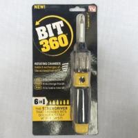 ราคา VAUKO : AS SEEN ON TV ไขควงอเนกประสงค์ พร้อม ดอกไขควง 6 ชิ้น เปลี่ยนหัวได้หลายหัวโดยการหมุนหัว รุ่น BIT-360 จำนวน 1 อัน (556964252)