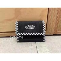 ราคา VANS Tide Camouflage Velcro พับผ้าใบกระเป๋าสตางค์ ID Card Holder (43464917658)