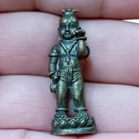 ราคา น้องแดง กุมารทองกวักทรัพย์ เนื้อทองเหลือง ขนาด 3 ซม. (25464705233)