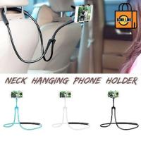 ราคา 360 องศา Lazy Bracket ที่วางโทรศัพท์มือถือหมุนแขวนคอเตียงขาตั้งโทรศัพท์ยืดหยุ่น Bendable คอยาว (23743374881)