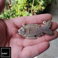 ราคา [แถมผ้ายันต์ไอ้ไข่]ปลาตะเพียนหลวงพ่อจง วัดหน้าต่างนอก พุทธคุณด้านโชคลาภ ค้าขาย สุดยอดเครื่องรางค้าขาย (5062385666)