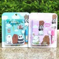 ราคา ชุดเครื่องเขียน สมุดโน้ต ลายการ์ตูนยูนิคอร์น We Bare Bears ขนาดเล็ก สําหรับเด็ก (17794757740)